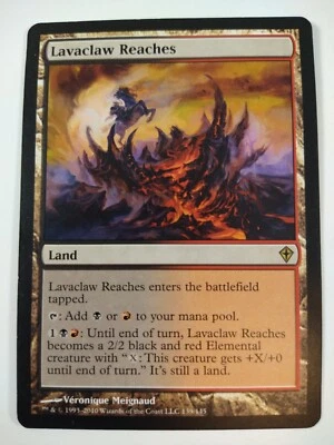 Lavaclaw Reaches Worldwake 139/145 MTG Magic the Gathering (MP) x1 Land Rare - Image 1 of 2