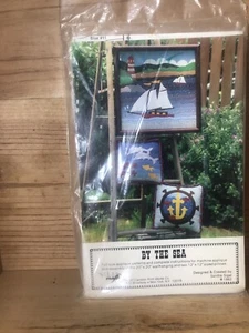 Vintage 1982 V.I.P. Craft Applique Pattern By the Sea Wall Hanging & Pillows - Picture 1 of 6