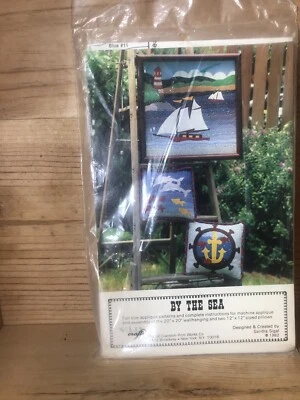 Vintage 1982 V.I.P. Craft Applique Pattern By the Sea Wall Hanging & Pillows  - Image 1 of 4