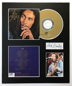 BOB MARLEY - Signed Autographed - LEGEND - Album Display - Foto 1 di 1