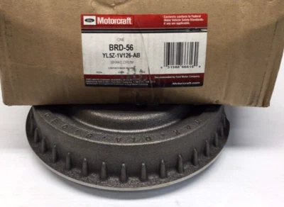 Motorcraft BRD-56 Rear Brake Drum fits 98-11 Ford Ranger Ford YL5Z-1V1126-AB - Image 1 of 4