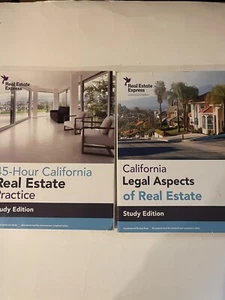 California Real Estate 45-hour Practice & Legal Aspects of Real Estate Study Eds - Picture 1 of 1