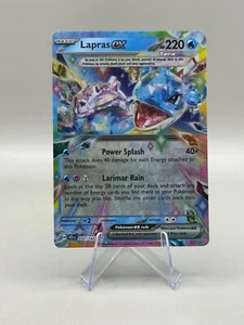 LAPRAS EX #032/142 POKEMON Stellar Crown (Rare, NM) ENGLISH - Picture 1 of 4