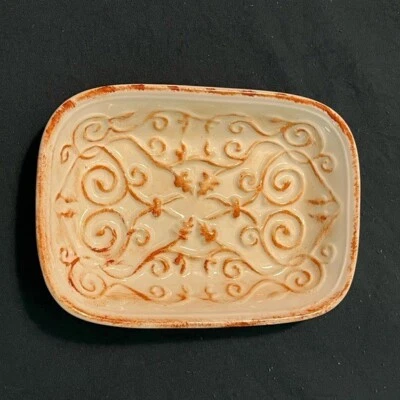 Saboneteira Vingtage Casafina Caswell Massey Cerâmica Portugal 5,5" X 4" - Imagem 1 de 4