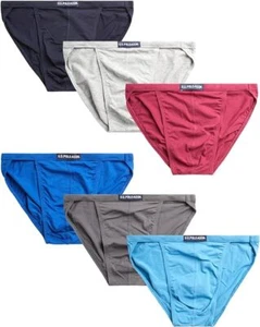 Men's US Polo ULTRA Cotton String Bikini Brief Underwear Colors (6 Pack) - Picture 1 of 11