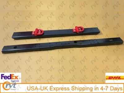 Juego de parachoques delantero y trasero con accesorio de remolque para Willys Jeep CJ2A, CJ3A, CJ3B- G503 Foto 1 de 4