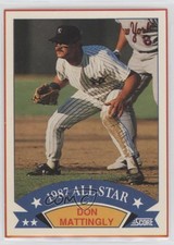 1988 Score Wax Box Bottom All-Star Box Bottoms Don Mattingly #2