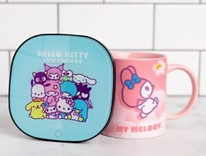 Uncanny Brands Hello Kitty My Melody Coffee Tea Mug with Electric Mug Warmer