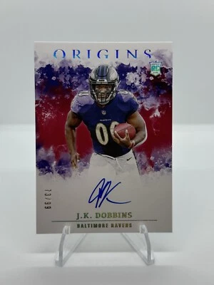 2020 Panini Origins J.K. Dobbins Autograph /99 - Image 1 of 2