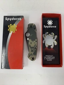 Spyderco Paramilitary 2 G-10 3.44 inch Knife - Picture 1 of 12