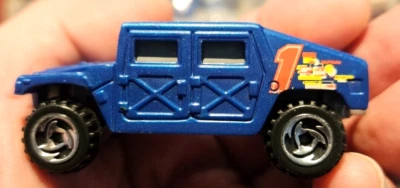 Hot Wheels 1991 Hummer Racing #1 suelto fundido a presión muy ancho en la pista Foto 1 de 4