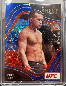 2022 Panini Select UFC Petr Yan Blue Disco Prizm /49 - Picture 1 of 2