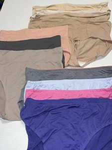 NEW Hanes Women’s 11 Piece Panty Underwear Briefs Bikini Size 9 2XL - Picture 1 of 4