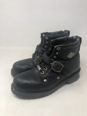 Botas de moto Harley Davidson 91026 talla 7 usadas negras Foto 1 de 4