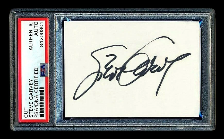STEVE GARVEY SIGNED MINT CUT PSA/DNA AUTOGRAPHED LOS ANGELES DODGERS WSC MVP - Image 1 of 1