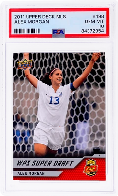 Upper Deck MLS Alex Morgan 2011 #198 PSA 10 Foto 1 de 2