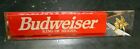 Vintage 3 Sided Triangular Red Budweiser King Of Beers Tap Handle 7.75"x1.63" Ex