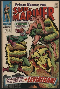 SUB-MARINER #3, 1968, Marvel Comics - ottime condizioni - Foto 1 di 1