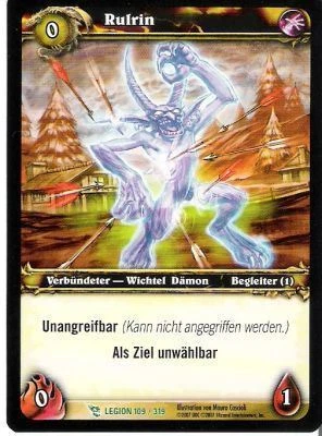 WoW - 2x Rulrin - Marsch der Legion - mint - Bild 1 von 1