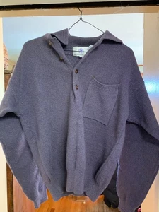 Suéter estilo Hensley de lana Territory Ahead para hombre con bolsillo - Talla M/L - Azul - Imagen 1 de 3