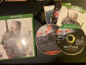 The Witcher III: Wild Hunt (Microsoft Xbox One, 2015) CIB w/ Manual & Soundtrack - Picture 1 of 3
