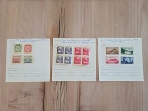 JAPAN Vintage Briefmarken Block Lot unbenutzt MNG H postfrisch 1928 Sammler Nachlass Verkauf - Bild 1 von 4