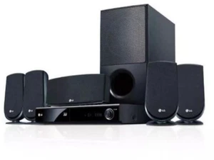LG LHB306 3D Blu-ray 5.1 Surround Sound Home Theater Sistema Lettore Telecomando HDMI - Foto 1 di 8