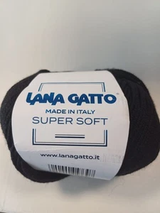 Lana Gatto Super Soft - Gomitolo 50g 100% Lana Vergine Merino Extrafine - 10008 - Foto 1 di 2