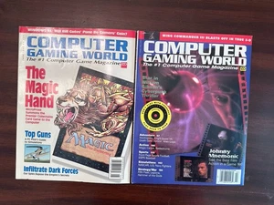 Computer Gaming World Magazine Lot - 1995 Magic The Gathering; Johnny Mnemonic - Picture 1 of 2