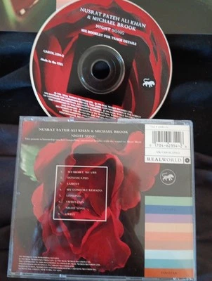 NUSRAT FATEH ALI KHAN -MICHAEL BROOK Nigth Song CD Like New BRAND NEW CASE  - Image 1 of 2