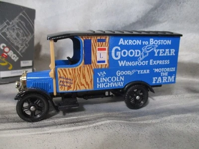 Corgi Classic Models Thornycroft Goodyear Delivery Truck 5 inch Diecast w/Box - Image 1 of 4