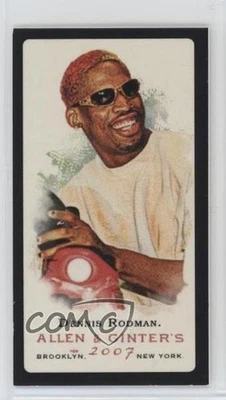 2007 Topps Allen & Ginter's Mini Black Border No Number Back Dennis Rodman HOF - Image 1 of 2