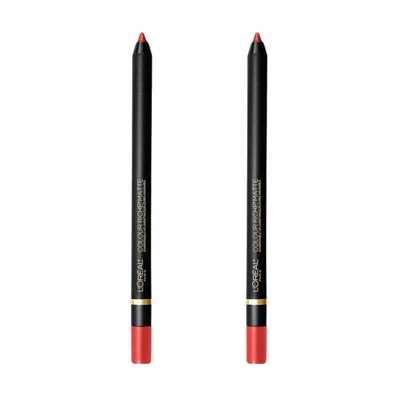 Pack of 2 Loreal Colour Riche Matte Sharpenable Lipliner, Matte in Manhattan 100 - Image 1 of 4