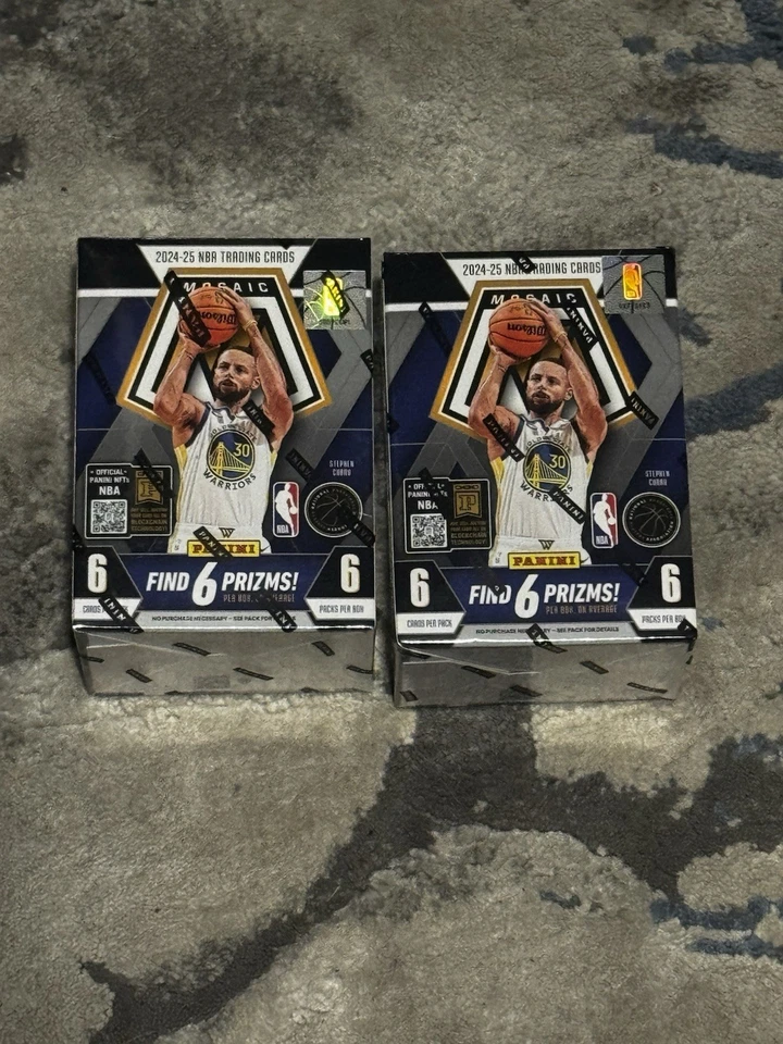 2024-25 NBA Panini Mosaico Blaster Cajas Nuevo Sellado de Fábrica Lote de 2 Foto 1 de 1