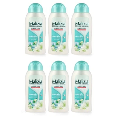 MALIZIA ITALY MALIZIA muschio bianco - weisser Moschus Duschgel 6x 300ml sixpack