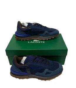 Lacoste Men’s Elie Active Sneakers Navy Blue Men’s US 11 NWT - Picture 1 of 9