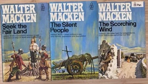 Walter Macken Irish Trilogy Seek The Fair Land Silent People Scorching Wind PAN - Picture 1 of 9