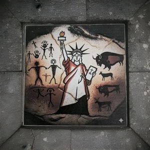 Kunstdruck 'New Yorker Höhlenmalerei' Handsigniertes Unikat #2 - Urban Cave Art - Bild 1 von 1