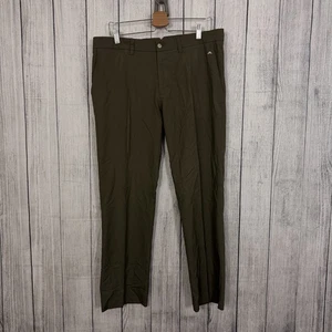 J. Lindeberg Men's W34 x L30 Dark Green Slim Fit Tech Performance Pants - Picture 1 of 6