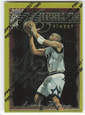 1996-97 Topps Finest #129 Anfernee Hardaway Basketball Magic - Image 1 of 2