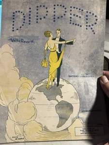 C 1922 Shelbyville Indiana sheet music DIPPER (no Center Page) - Picture 1 of 3