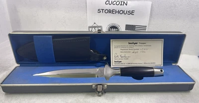 Cuchillo Kershaw Trooper con caja de presentación original y papeleo. 1986 #15461 Foto 1 de 4