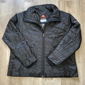 Chaqueta Columbia Omni Heat Puffer para mujer 3XL negra escudo abrigo ligero empaquetable - Imagen 1 de 9