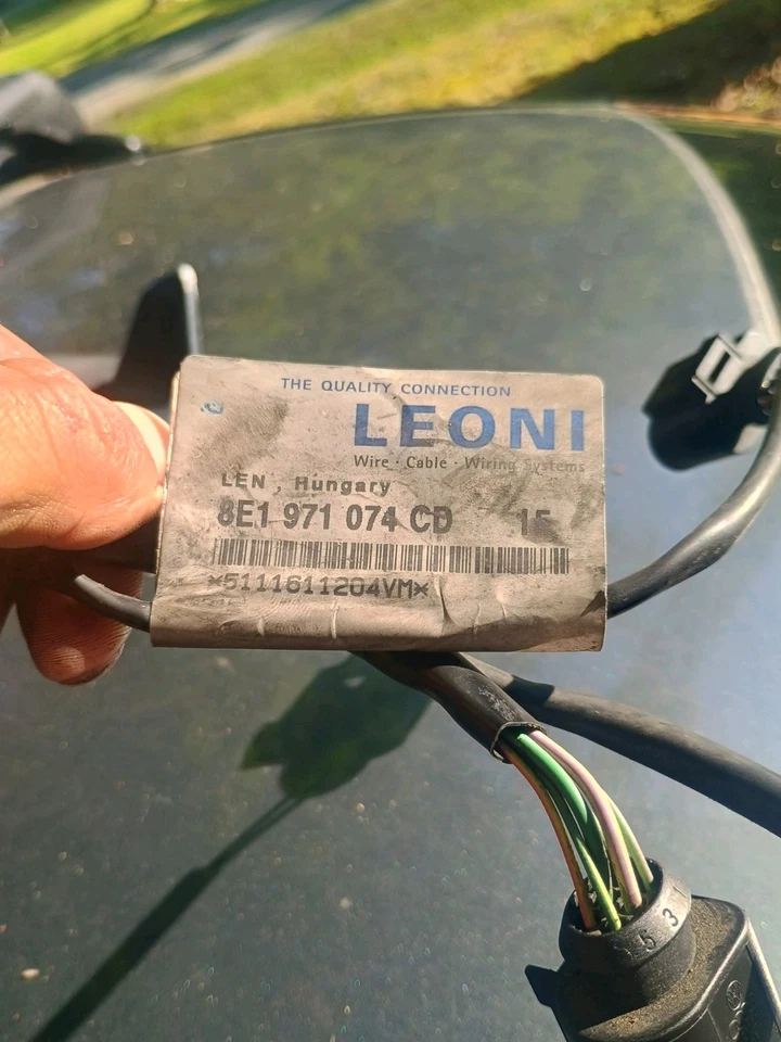 Wiring Harness for A 2005/2006 Audi A4 Quattro 6-speed Manual 2.0 Like New Used - Image 1 of 4