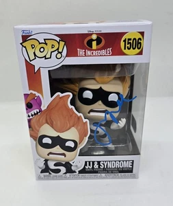 Jason Lee Signed The Incredibles JJ & Syndrome Funko Pop #1506 SWAU - Picture 1 of 4