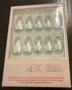 Glamnetic Platinum Short Almond Press On Nails - Picture 1 of 6