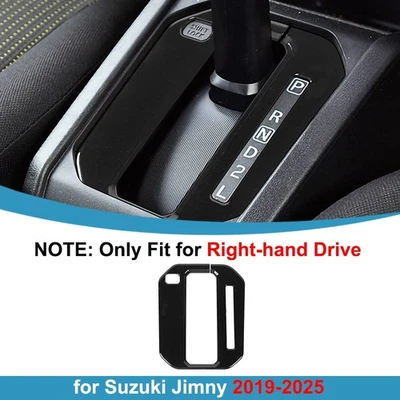 Cubierta del panel de cambio de marchas de consola central para Suzuki Jimny 2019-2025 RHD negra Foto 1 de 4