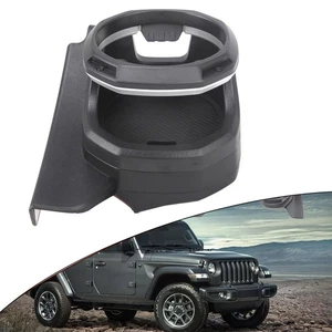 Car Door Cup Holder for Jeep For Wrangler 4 Door 2018 2023 Wear Resistant ABS - Picture 1 of 6