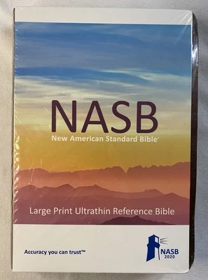 ✝️ NEW ✝️ NASB 2020 LARGE PRINT ULTRATHIN REFERENCE BIBLE  - Image 1 of 4