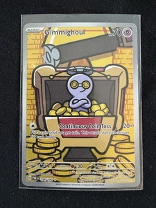 Carta Pokemon Gimmighoul 198/182 Paradox Rift IR HOLO quasi nuova - Foto 1 di 7